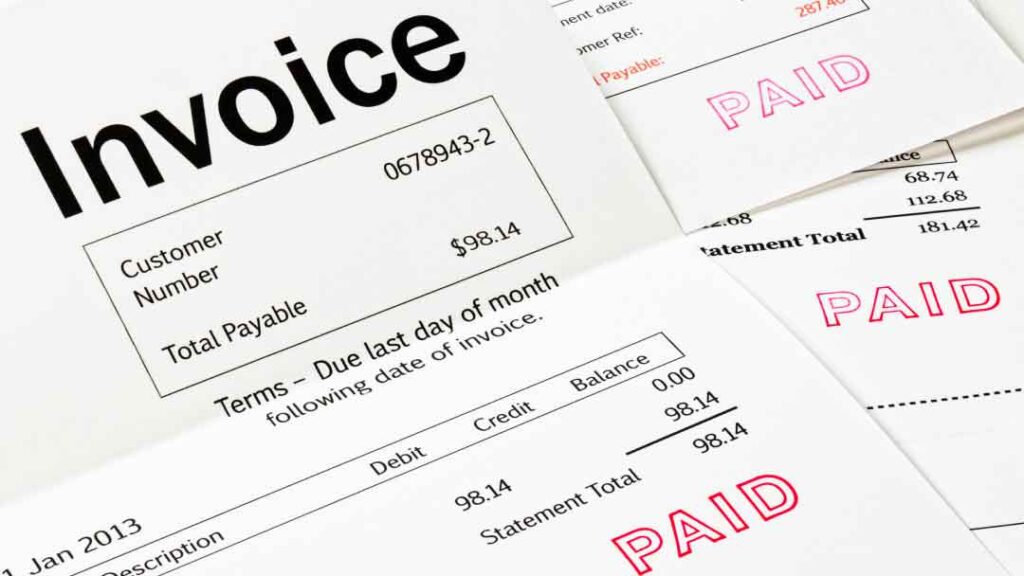 Invoice recovery